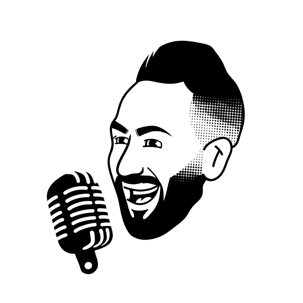 Podcast host illustration